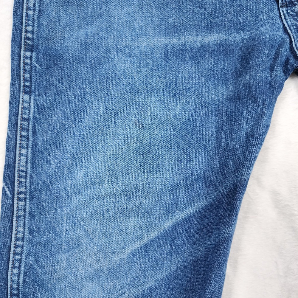 Wrangler 13MWZ Jeans Mens 38x31 Blue  Western Cowboy Cut Straight Leg Denim - Picture 9 of 13